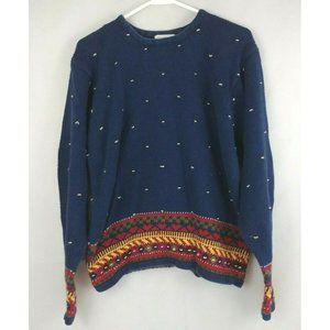 Lauren Rogers Collectibles Womens Multicolor Sweater Size Large